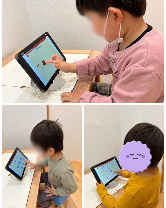 chouchou熊谷（児童発達支援事業所）（保育士の求人）の写真8枚目：小学校のICT教育に先立って、タブレットを用いた学習を行っています。