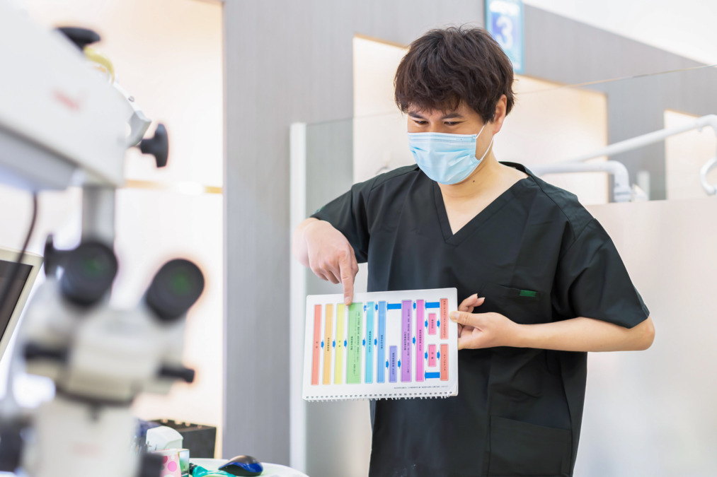 医療法人準星会　あすと長町歯科の写真5枚目：治療方針の説明。患者さんにできる限り分かりやすく説明します。