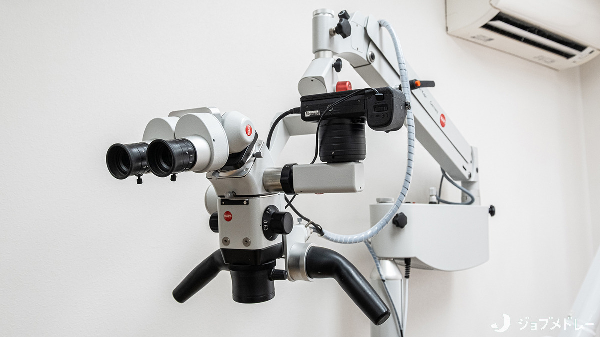 わたなべ歯科クリニック(歯科医師の求人)の写真15枚目:マイクロスコープの設備です