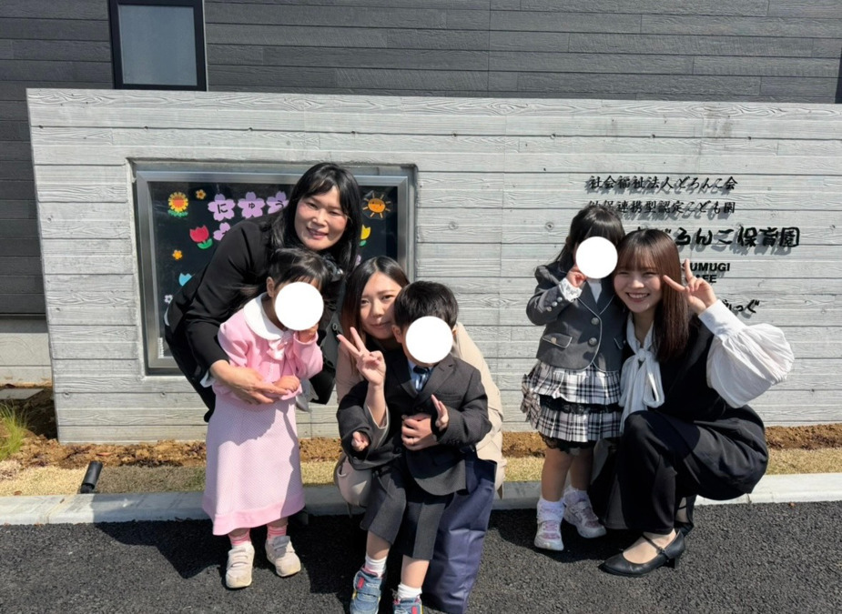 児童養護施設びっきの写真4枚目：保育園の入園式です！