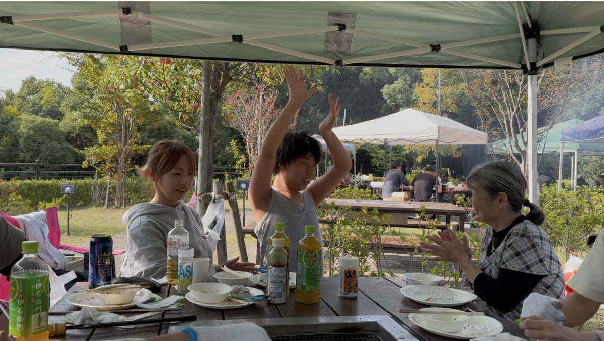 ヘルパーステーション　いずみ（介護職/ヘルパーの求人）の写真5枚目：バーベキューをしました。