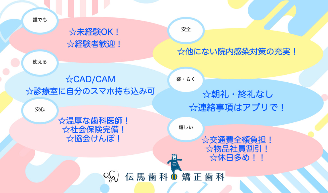 伝馬歯科・矯正歯科（歯科技工士の求人）の写真2枚目：