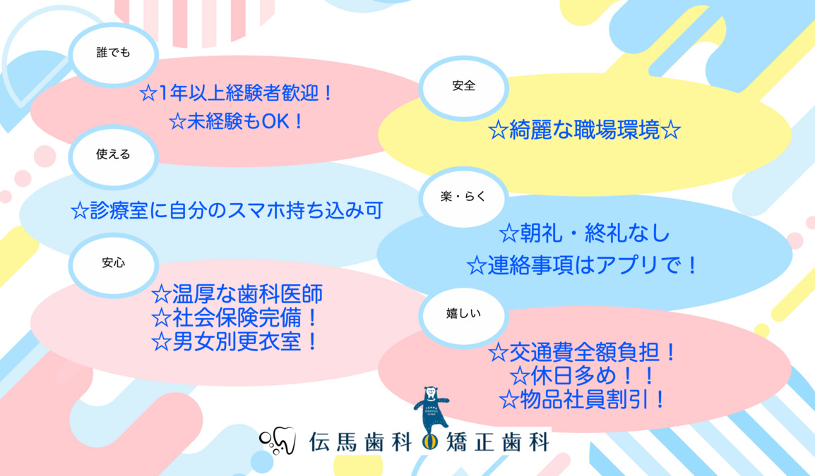 伝馬歯科・矯正歯科（管理栄養士/栄養士の求人）の写真2枚目：