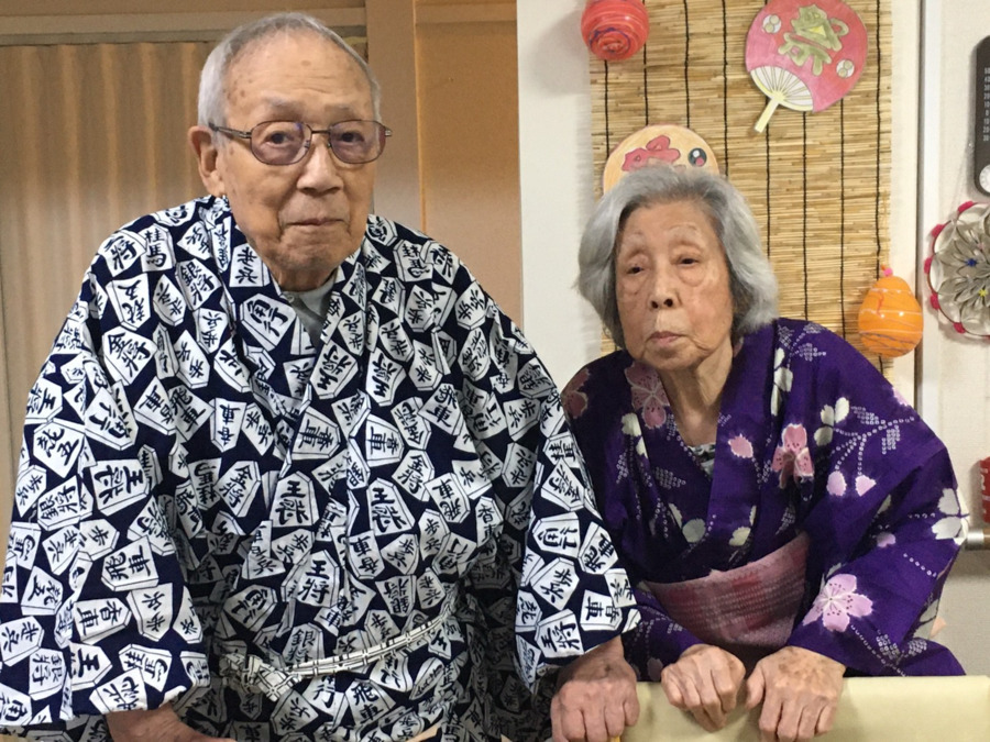 樹楽江戸川瑞江(介護タクシー/ドライバーの求人)の写真:夏祭り 浴衣で記念撮影