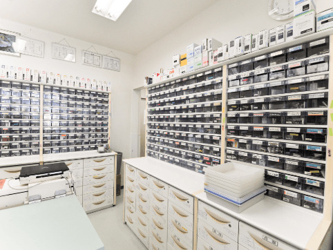 やまかわ薬局　赤磐店（薬剤師の求人）の写真2枚目：やまかわ薬局　赤磐店の調剤室