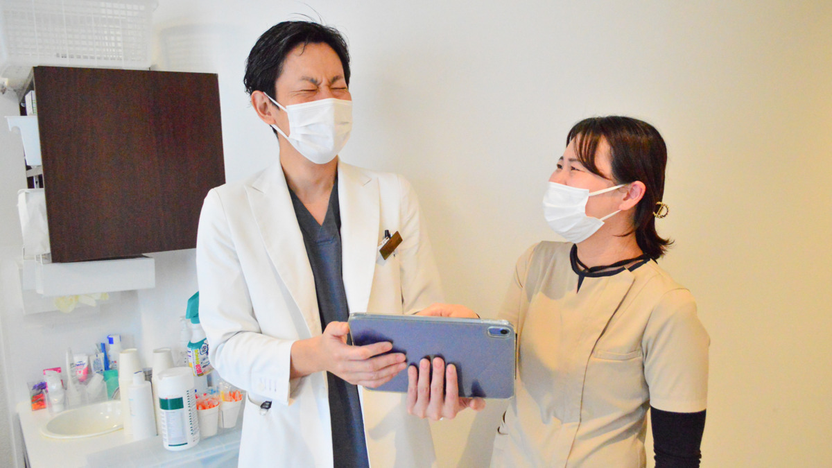 保土ヶ谷ふみ歯科クリニック（歯科衛生士の求人）の写真5枚目：スタッフ同士や院長と気軽に相談できる、風通しの良さです◎