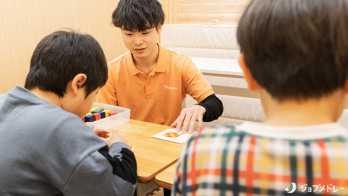 心身育成型ふぃっとくる（児童指導員/指導員の求人）の写真13枚目：楽しんで活動に参加できるよう支援しています