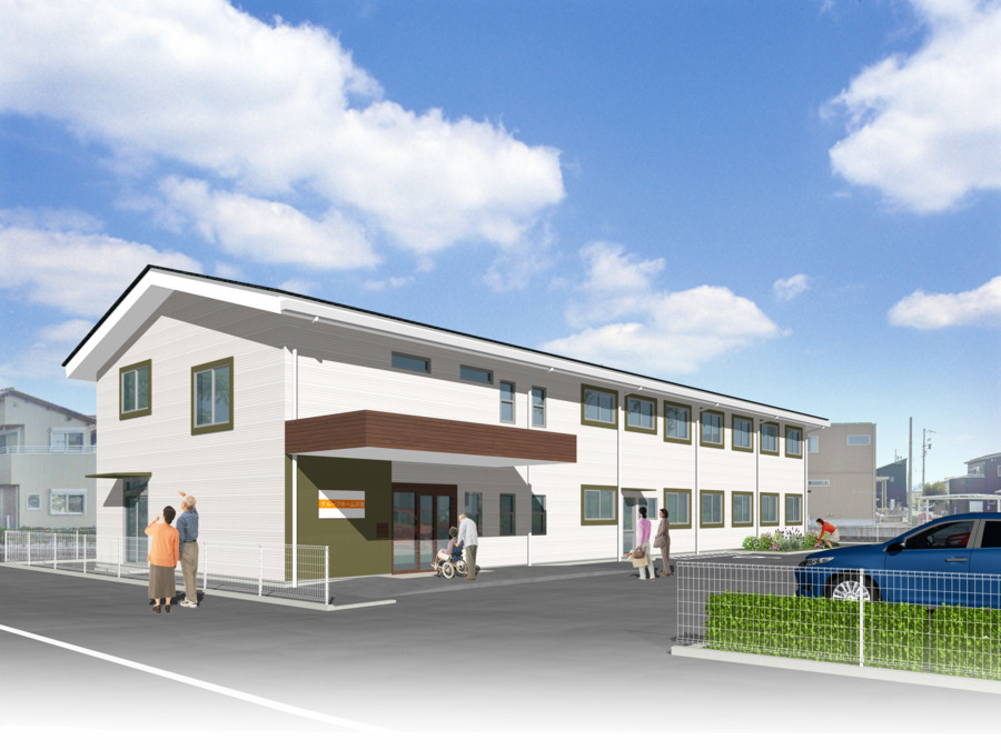 はなまるホーム川合【2026年03月01日オープン予定】（介護職/ヘルパーの求人）の写真2枚目：2026年3月オープンの高齢者グループホームです！