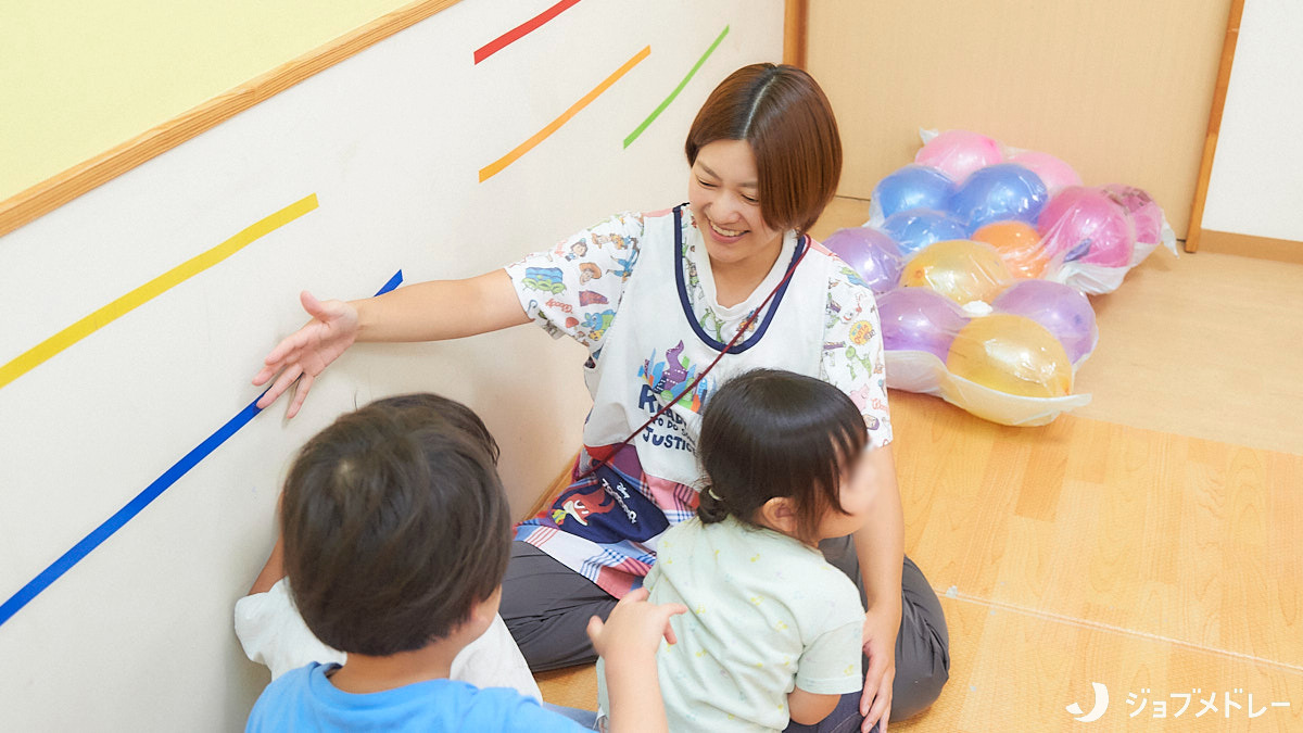 えがおの森保育園・おおもり駅前（保育士の求人）の写真7枚目：1歳～就学前の子どもたちを見守っています
