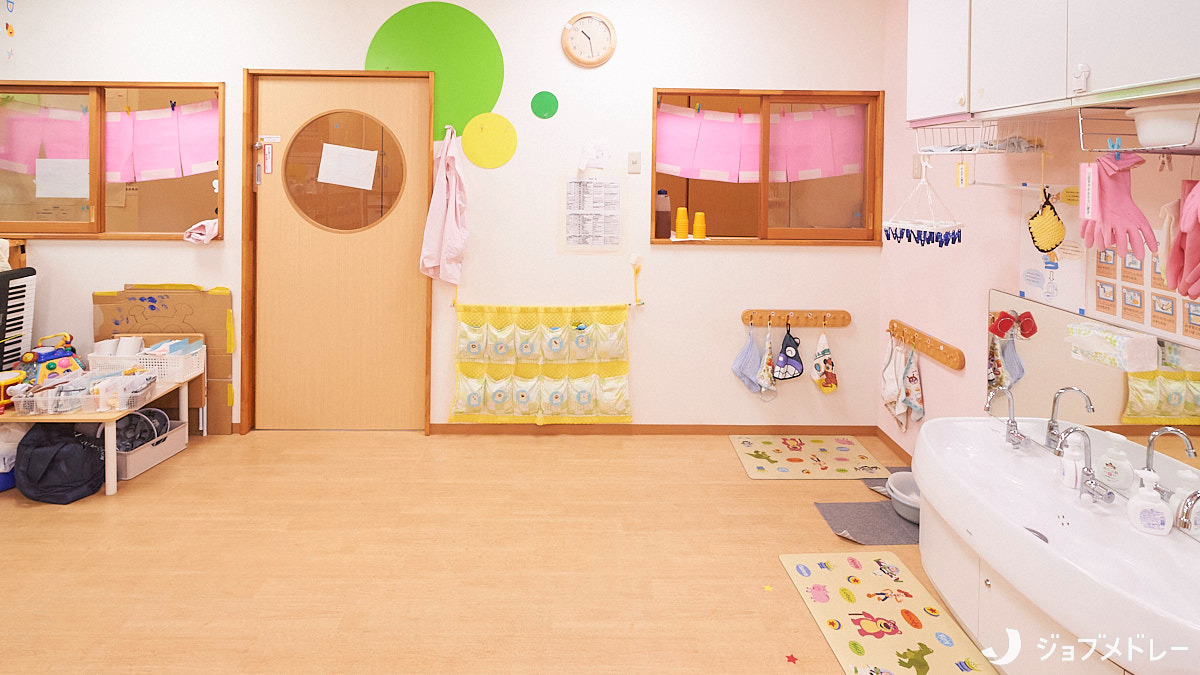 えがおの森保育園・おおもり駅前（保育士の求人）の写真8枚目：安心して過ごせる清潔な空間です