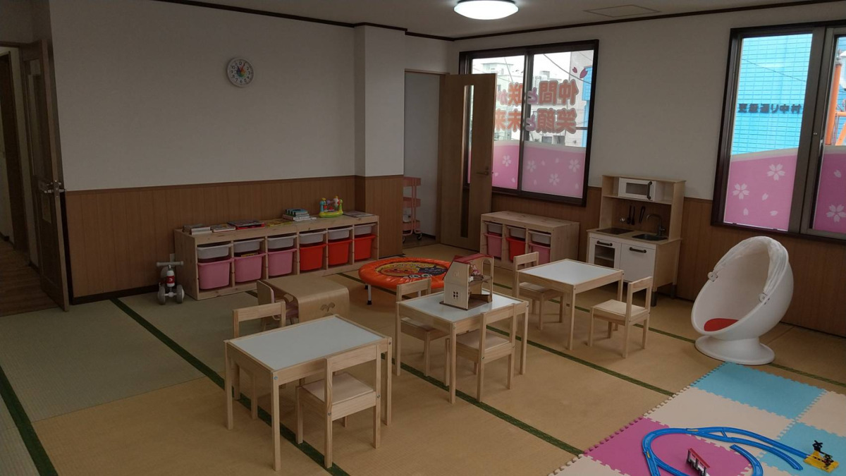 こぱんはうすさくら　市原五井駅前教室の写真8枚目：児発教室スペース