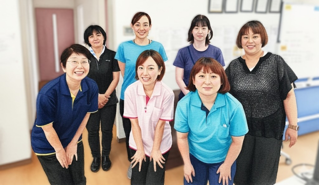 アピス訪問介護狭山（介護職/ヘルパーの求人）の写真1枚目：事業所のメンバーです！