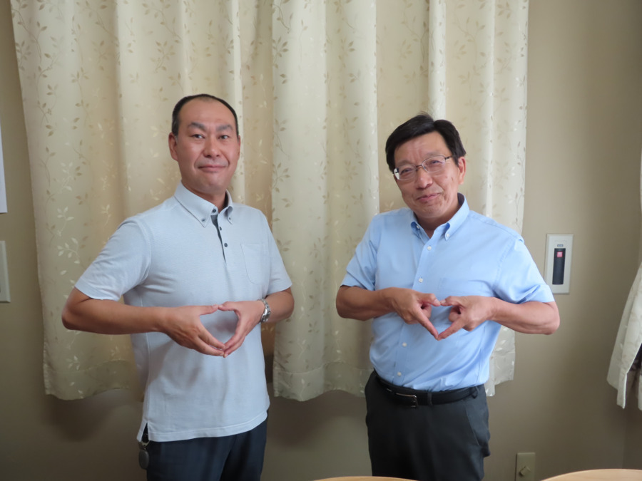 特別養護老人ホームみたけ(調理師/調理スタッフの求人)の写真4枚目:特養施設長と理事長「あったか~い!」