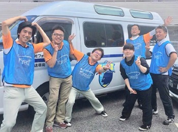 緊急支援介護フォレストケアセンター(介護職/ヘルパーの求人)の写真:タクシー事業部のみんなです!