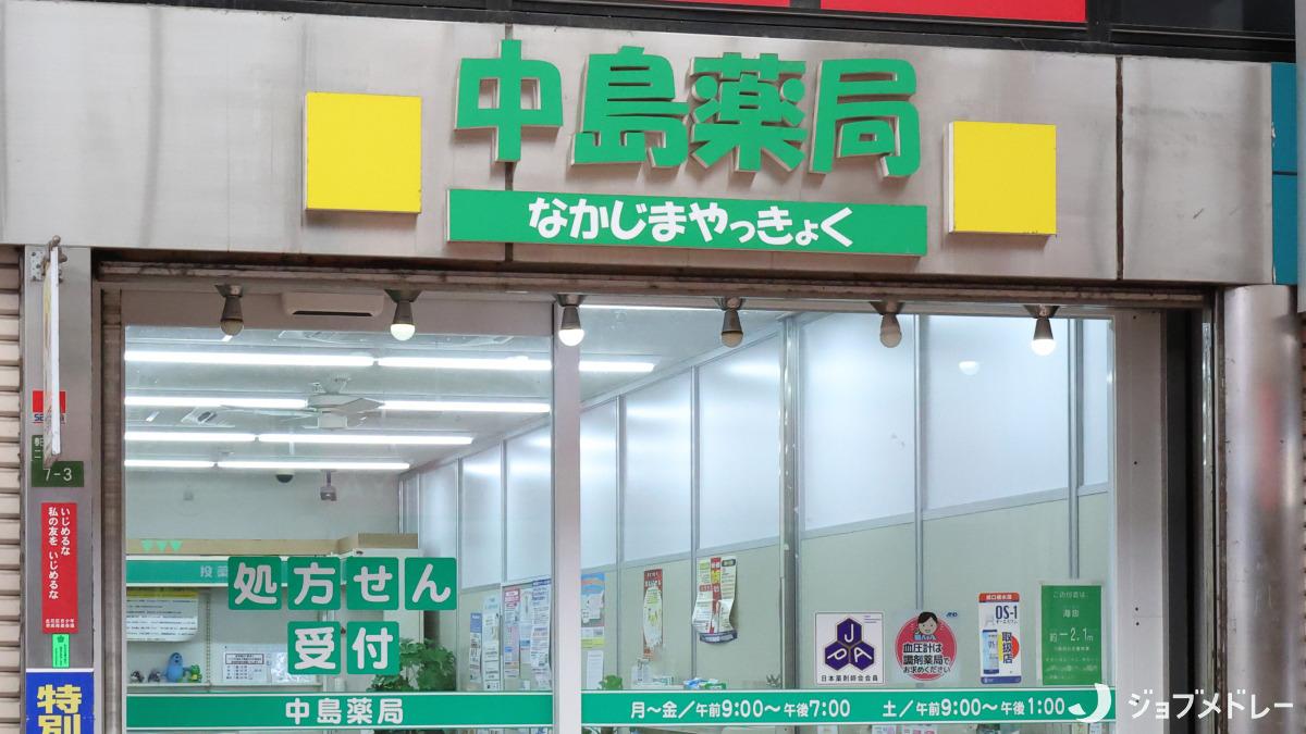 中島薬局の写真1枚目：中島薬局の外観です