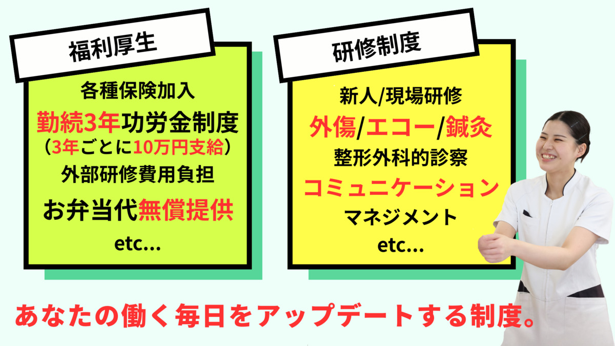 よし鍼灸接骨院 本院（柔道整復師の求人）の写真3枚目：
