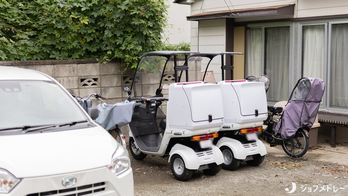 SOU訪問看護ステーション立川(作業療法士の求人)の写真13枚目:訪問にはスクーターや自転車を使用しています