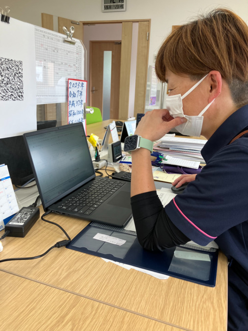 ポピーヘルパーステーション小俣(介護職/ヘルパーの求人)の写真8枚目:小俣の管理者です。照れ屋なところがありますが、部下・後輩想いで頼りになります