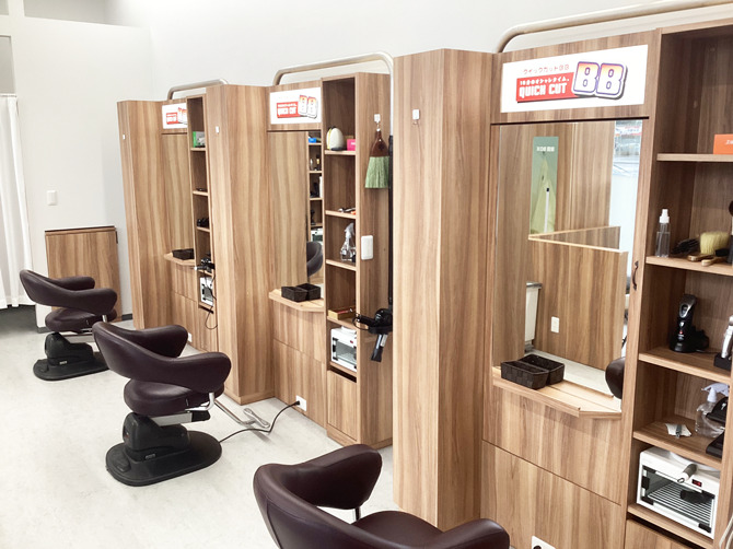 クイックカットBBイオン札幌西岡店【2025年11月オープン予定】（理容師の求人）の写真：