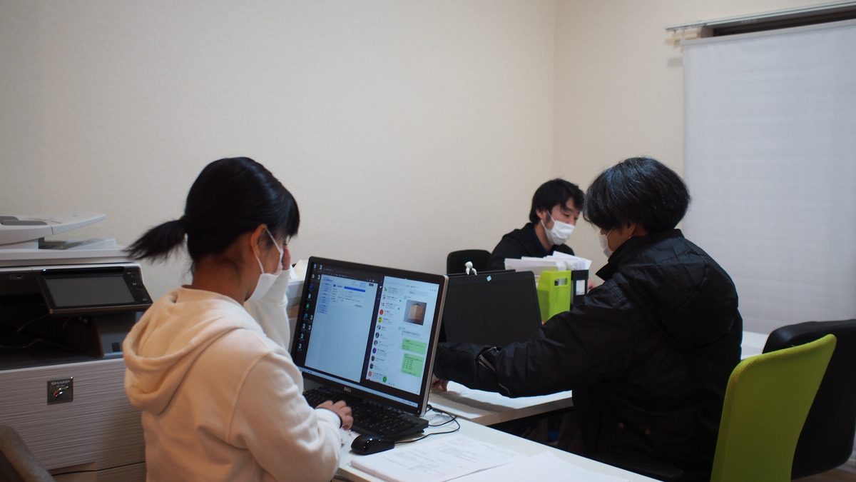 中大阪訪問看護ステーションサテライト東成の写真2枚目：サテライト東成
事務スペース
