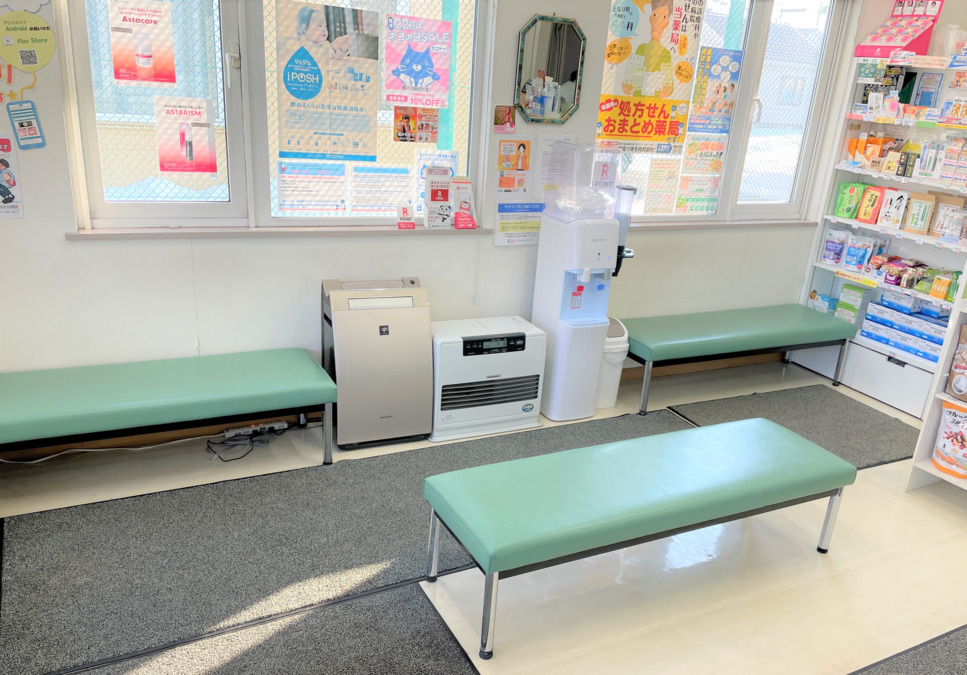 ふじい薬局　沼ノ端店（薬剤師の求人）の写真3枚目：ふじい薬局　沼ノ端店　待合室