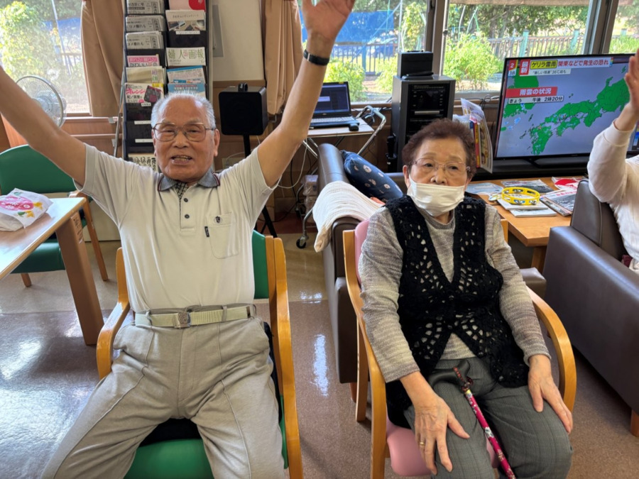 芦別慈恵園　デイサービスセンター（介護タクシー/ドライバーの求人）の写真3枚目：お客様の平均介護度は1.2で
一部介助（軽介助）の方の利用が中心です