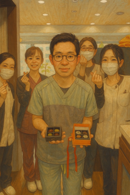 中野島歯科医院の写真3枚目:バレンタインデーには毎年スタッフからチョコレート🍫