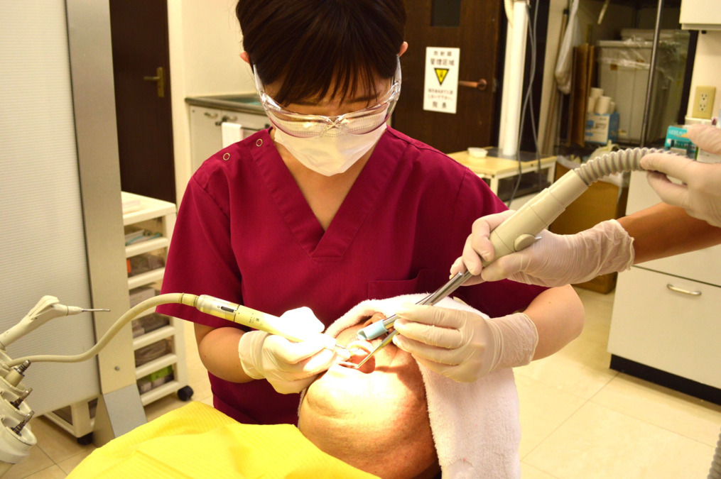 はばら歯科（歯科衛生士の求人）の写真11枚目：⭐⭐感染対策🤧は徹底しています。換気をしてスタッフの健康管理も大切な要素です。