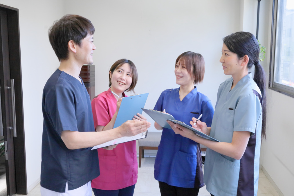 医療法人社団おおいまち消化器外科クリニック(医療事務/受付の求人)の写真2枚目:風通しの良い環境で、チームワークを大切にしています。