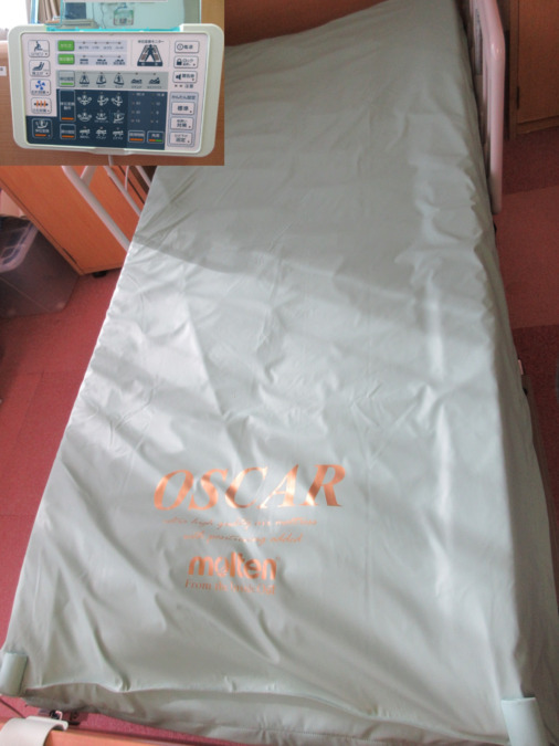 介護付き有料老人ホーム　サンライズ茂原（調理師/調理スタッフの求人）の写真3枚目：弊社で使用している自動体位交換マットレスです。