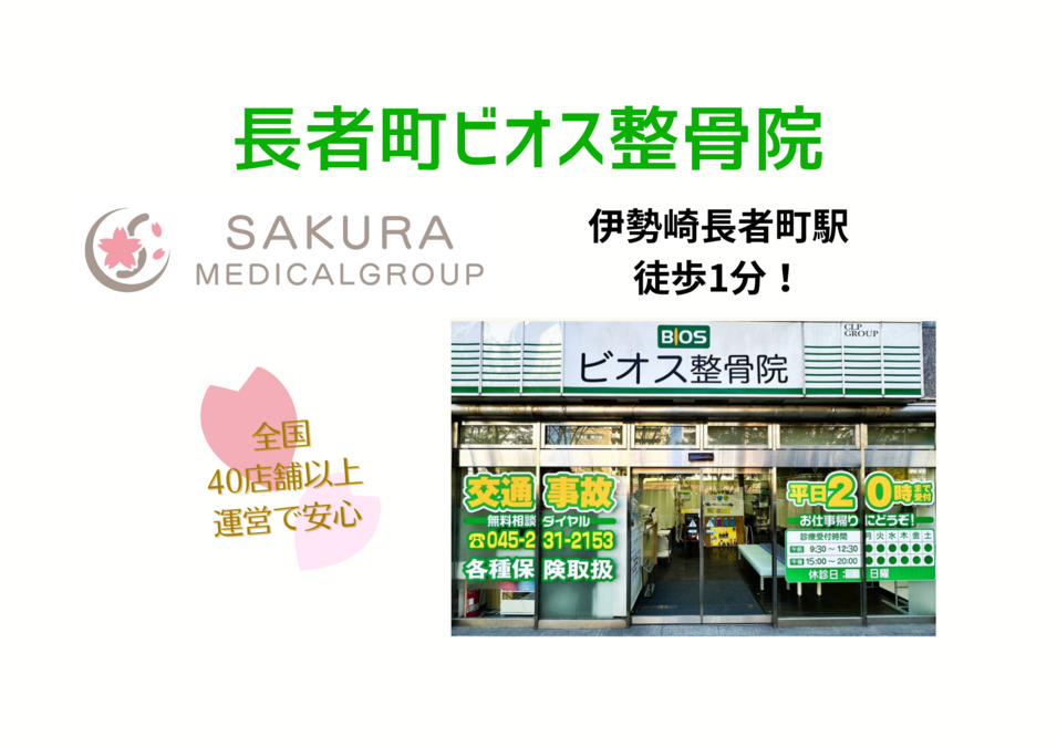 長者町ビオス整骨院（医療事務/受付の求人）の写真2枚目：