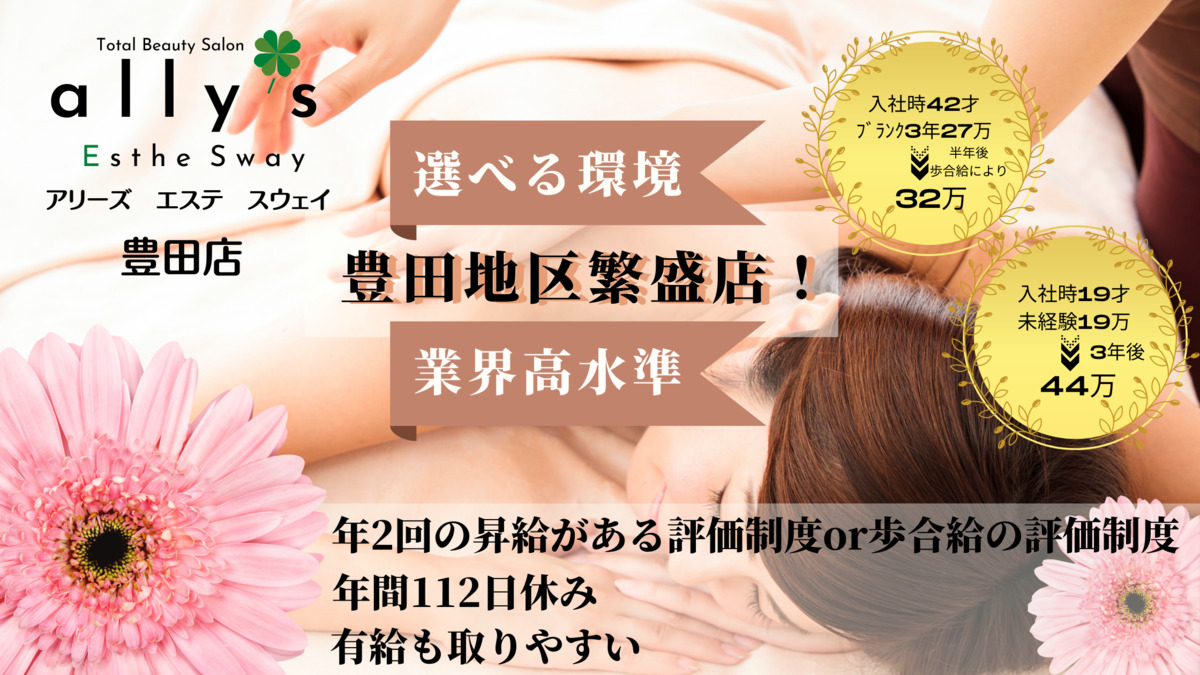 痩身ダイエット専門店　ally’s Esthe Sway 　アリーズエステスウェイ豊田店の写真4枚目：