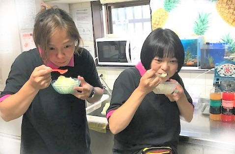 アミカ須磨介護センター(介護職/ヘルパーの求人)の写真:阿倍野
夏はカキ氷でクールダウン♪