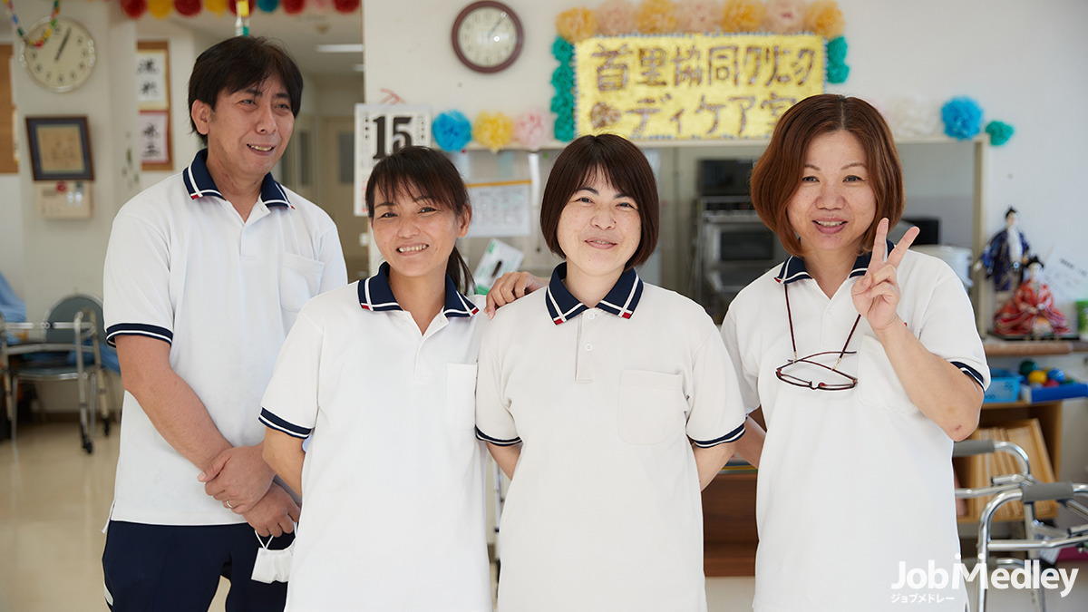 首里協同クリニック　通所リハビリテーションの写真6枚目：チームワークが良く働きやすい職場となっています。