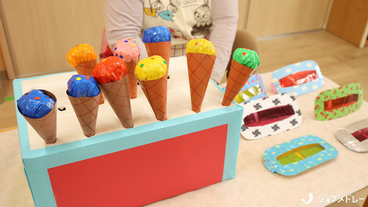 S.T.ナーサリーSCHOOL藤野園(保育士の求人)の写真6枚目:アイスクリーム屋さんです♪