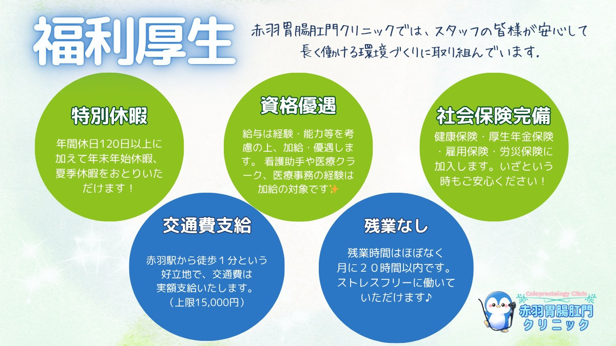 赤羽胃腸肛門クリニック（看護助手の求人）の写真2枚目：