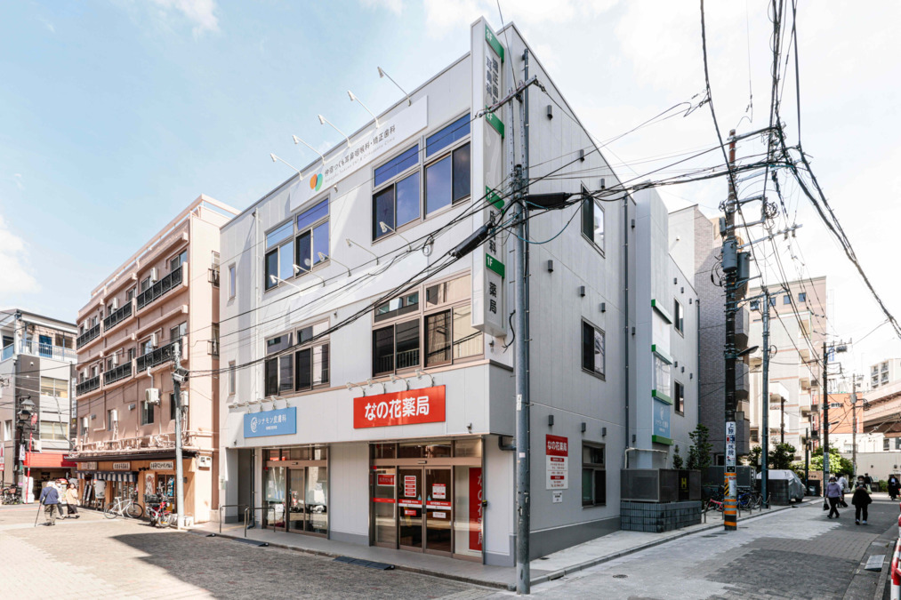 仲宿つくも耳鼻咽喉科・矯正歯科の写真4枚目:仲宿商店街の中にあり、地元の方で活気に溢れた場所に位置しています。