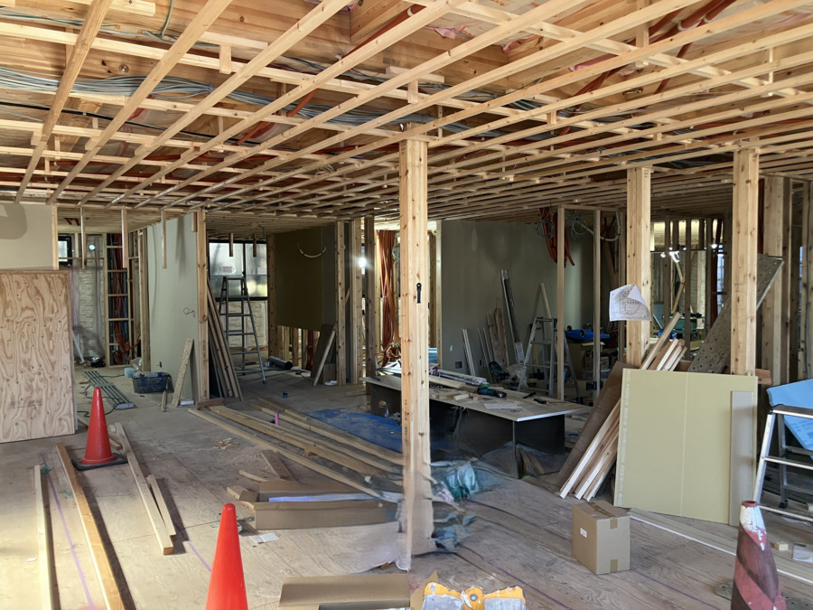 医療法人 井上歯科医院 川越歯科口腔外科クリニック（歯科衛生士の求人）の写真5枚目：新店舗建築中（内）