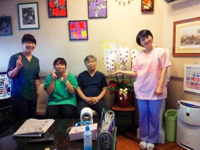 医療法人社団清美会 清水歯科医院(歯科助手の求人)の写真:ほんわか院内メンバーです♬ 他にもスタッフたくさんいます☆