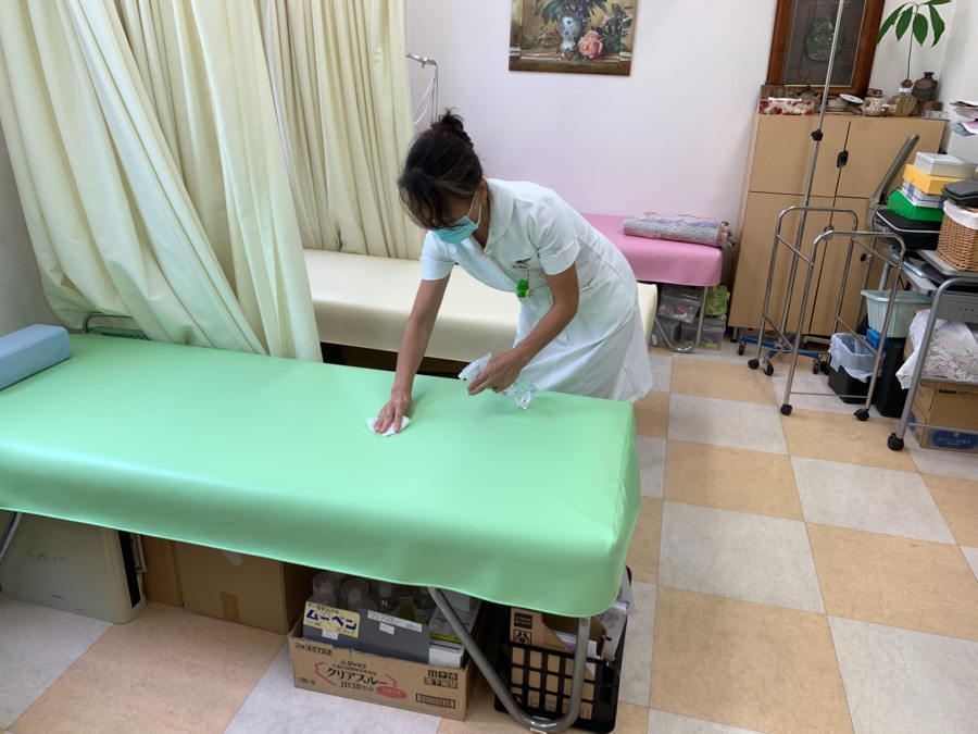 なかにしクリニック（医療事務/受付の求人）の写真6枚目：新型コロナウイルス対策を徹底しております。