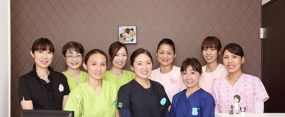 藤井かおる歯科医院(歯科衛生士の求人)の写真:女性スタッフが多い職場でチームワーク抜群!!