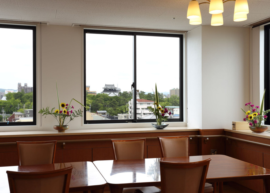 介護老人保健施設さくらの里（看護師/准看護師の求人）の写真9枚目：岡崎市,介護老人保健施設さくらの里,看護介護求人,ペントハウス棟岡崎城写真
