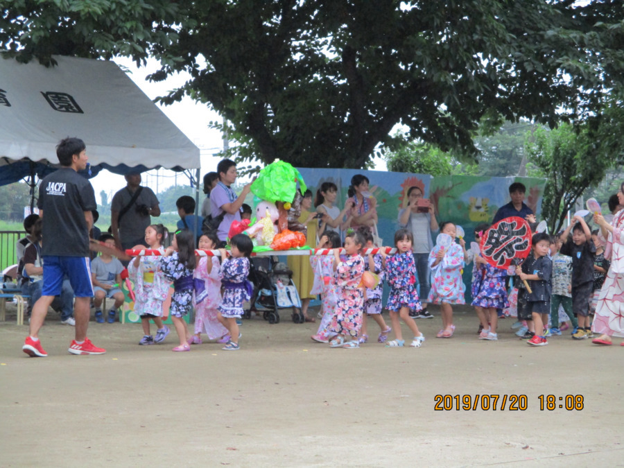 戸川保育園の写真4枚目：夏まつり