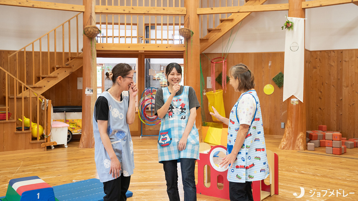 認定こども園ぼだい樹西こども園（保育士の求人）の写真27枚目：あなたらしい働き方ができるこども園で一緒に働きませんか？