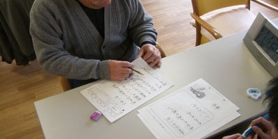 デイサービスセンター万葉塾(介護職/ヘルパーの求人)の写真:感動できるケアの提供を目指しています。