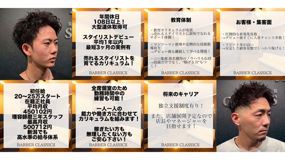 BARBER CLASSICSの写真