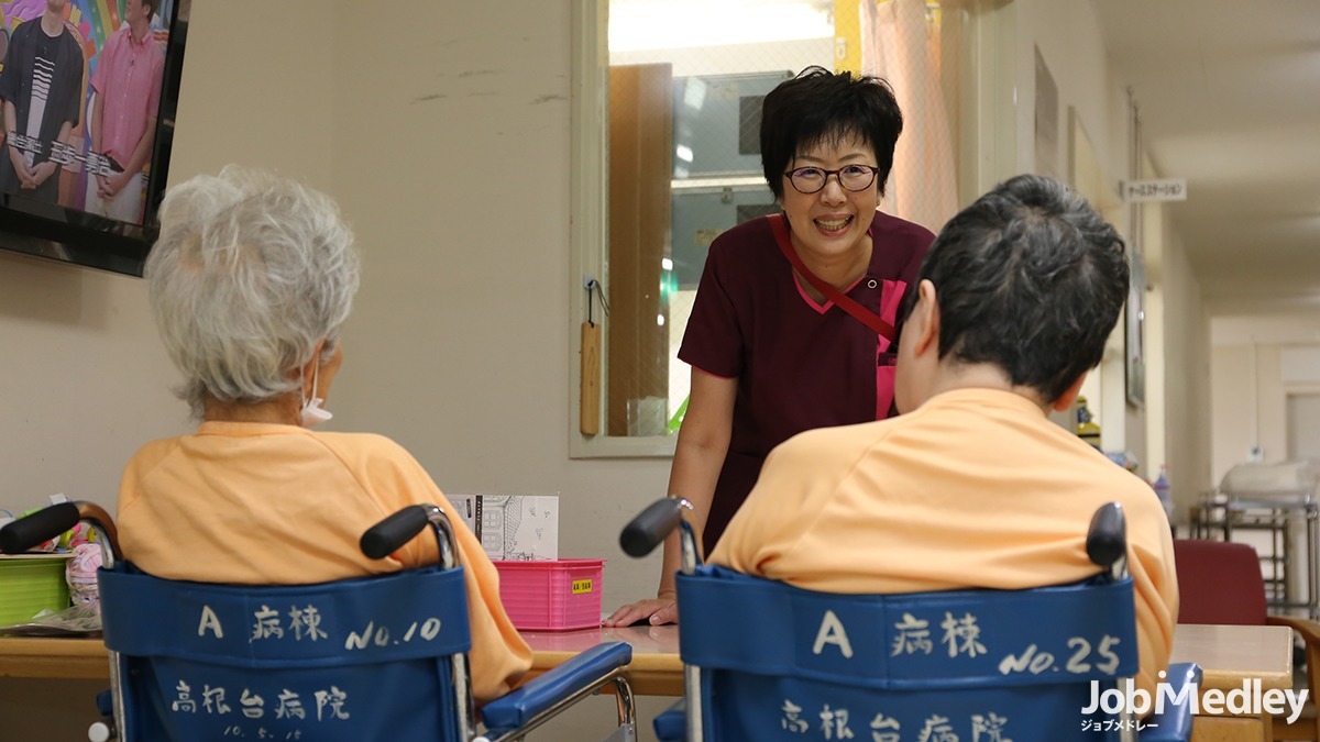 高根台病院(看護助手の求人)の写真:大きな病院で経験を積むチャンスです◎