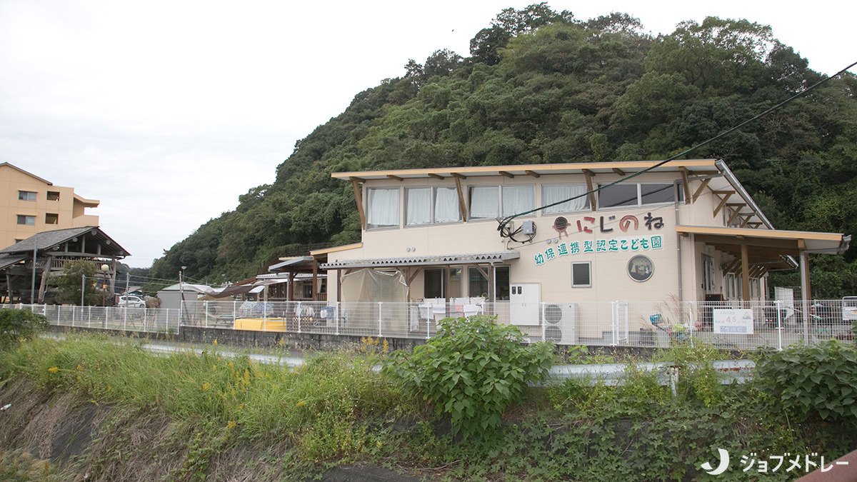 幼保連携型認定こども園にじのね（保育士の求人）の写真2枚目：幼保連携型認定こども園にじのねの外観です