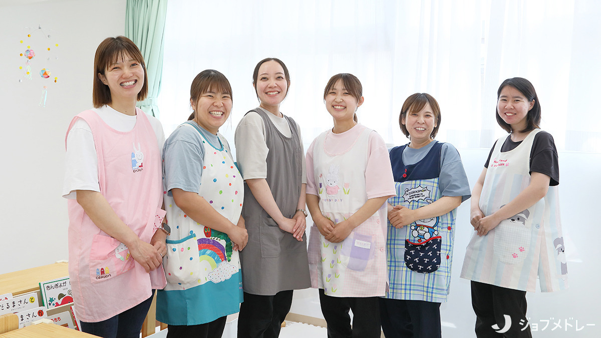 エンジェルキッズ竜美丘園の写真3枚目：職員みんなが明るく楽しく保育しています！