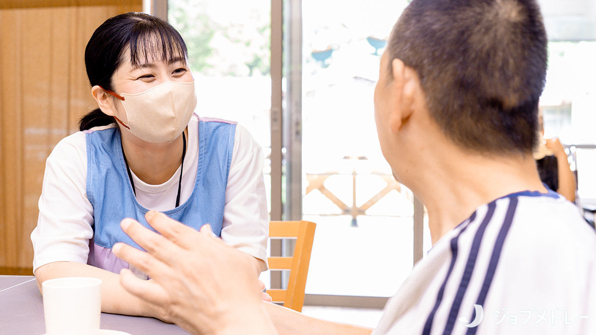 慈光良児園の写真4枚目：利用者さんの笑顔が見えるお仕事です
